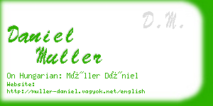 daniel muller business card